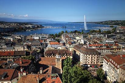 <p>Cathedrale Saint-Pierre and Old Town</p>